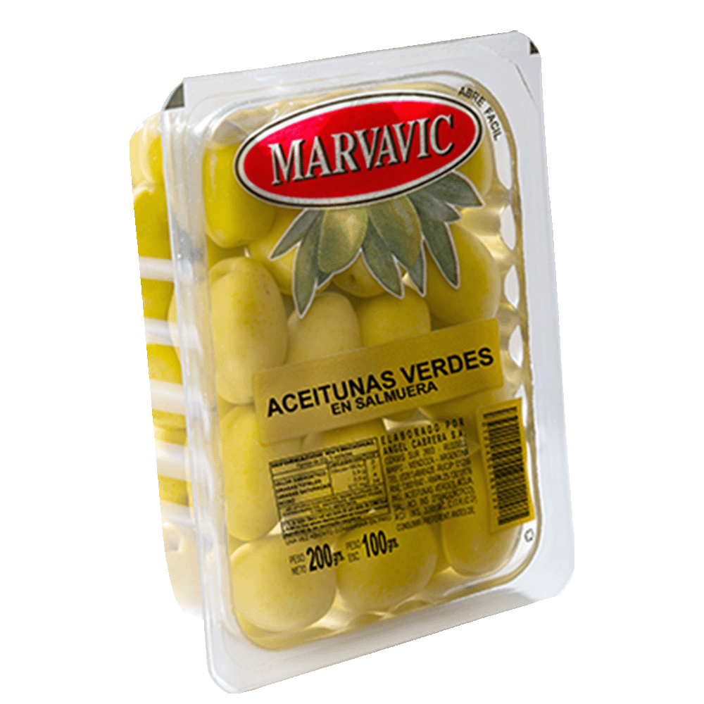 Aceitunas Verdes Marvavic x 100 gr