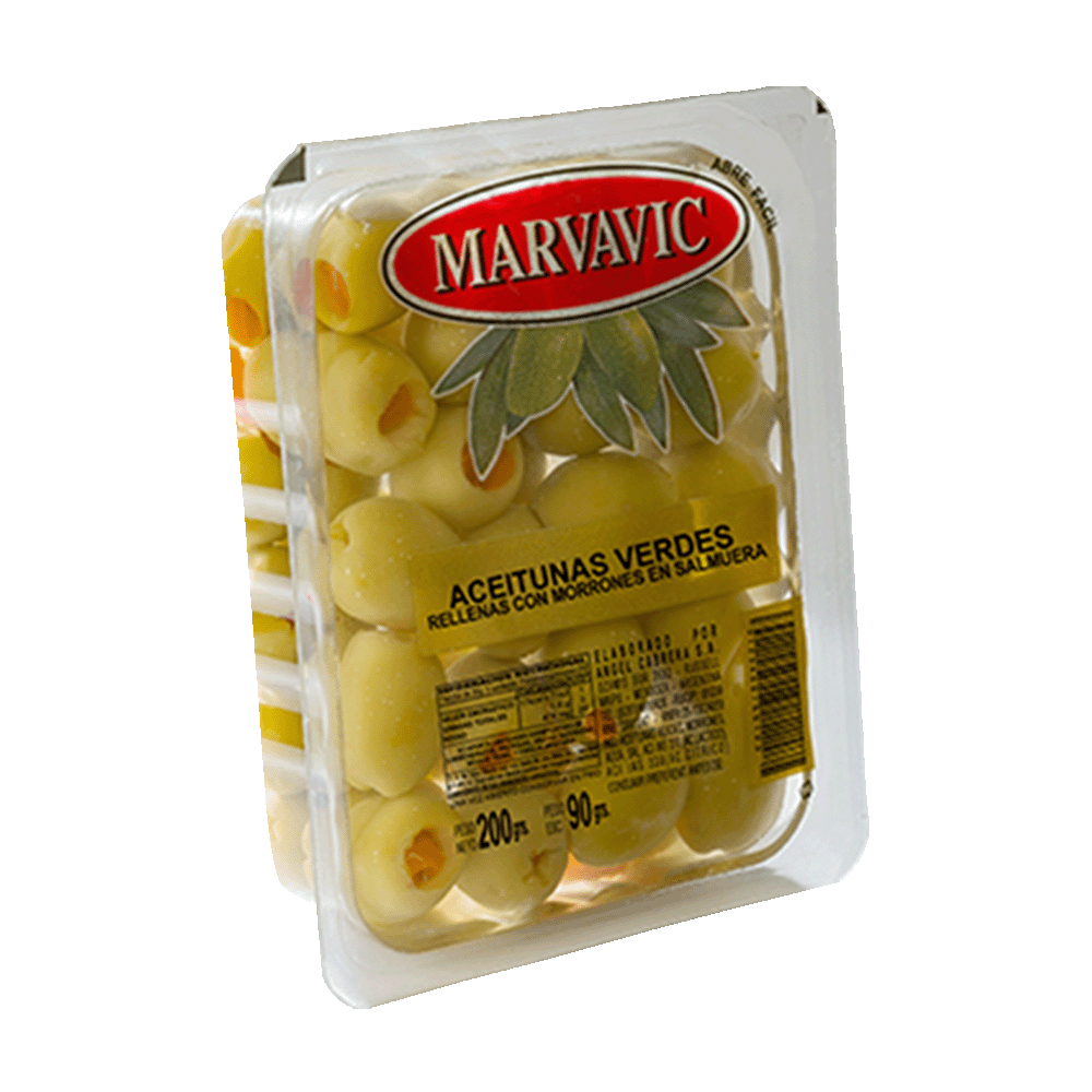 Aceitunas Marvavic Rellenasmorron x 90gr