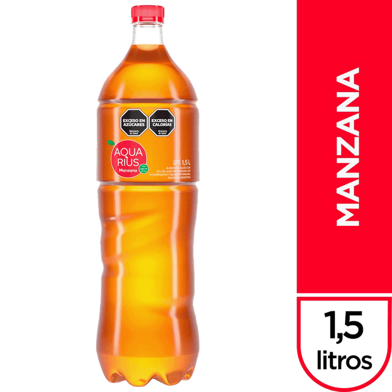 Agua AQUARIUS Manzana 15L