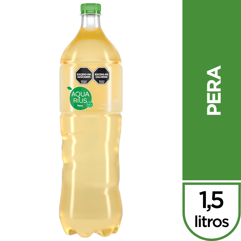 Agua Saborizada de Pera Aquarius 1,5 Lts