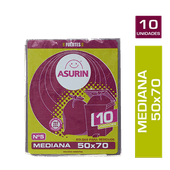 Bolsa Residuo ASURIN N*5 Plana (50x70) 10u