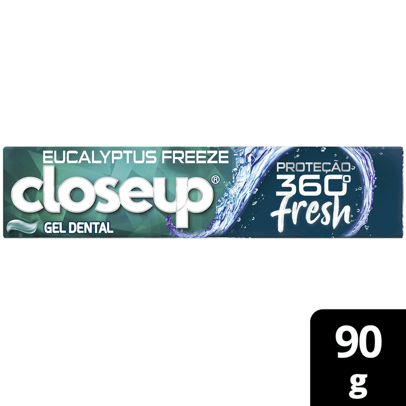 Dentífrico CLOSEUP Eucaliptus Freeze Negro 90gr