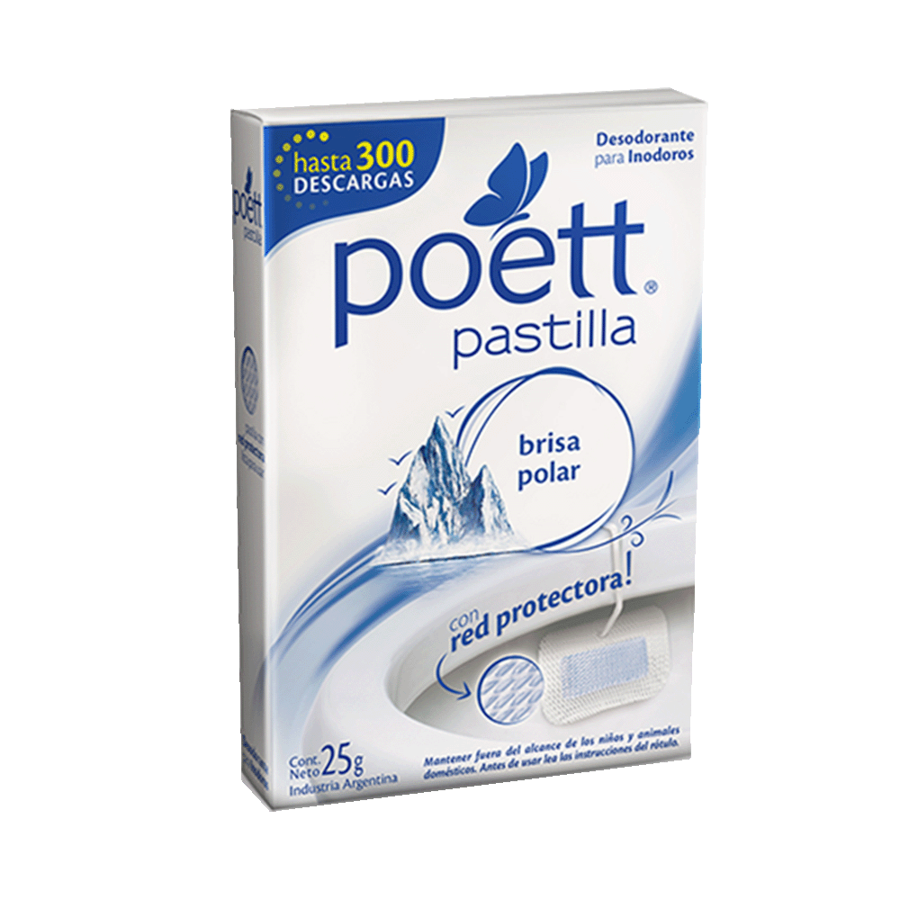 Pastilla para Inodoro Poett con Red Primavera 1 Uni