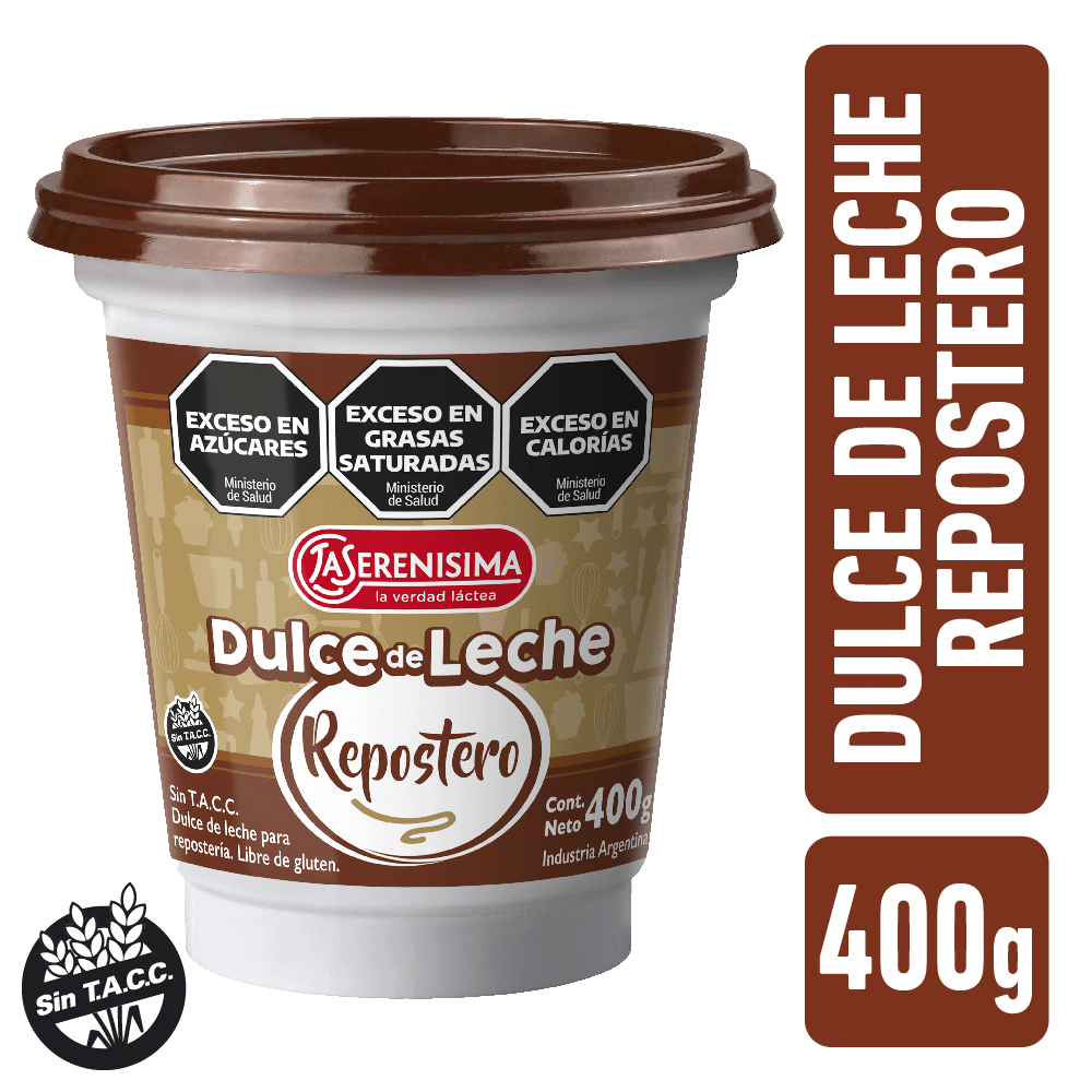 Dulce de Leche La Serenísima Repostero x 400 gr