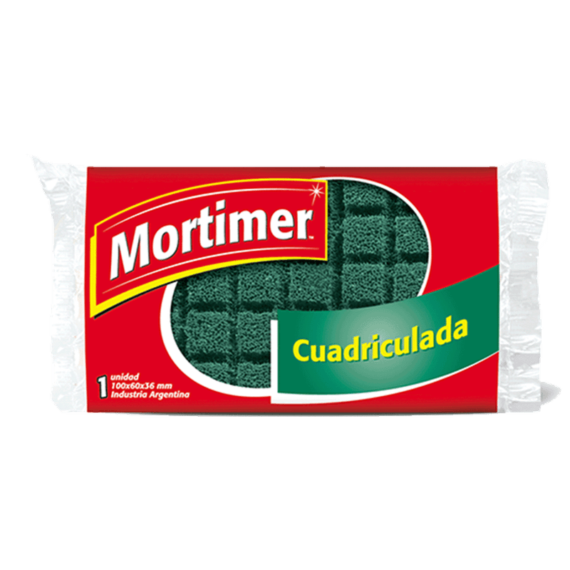 Esponja MORTIMER Cuadriculada 1u