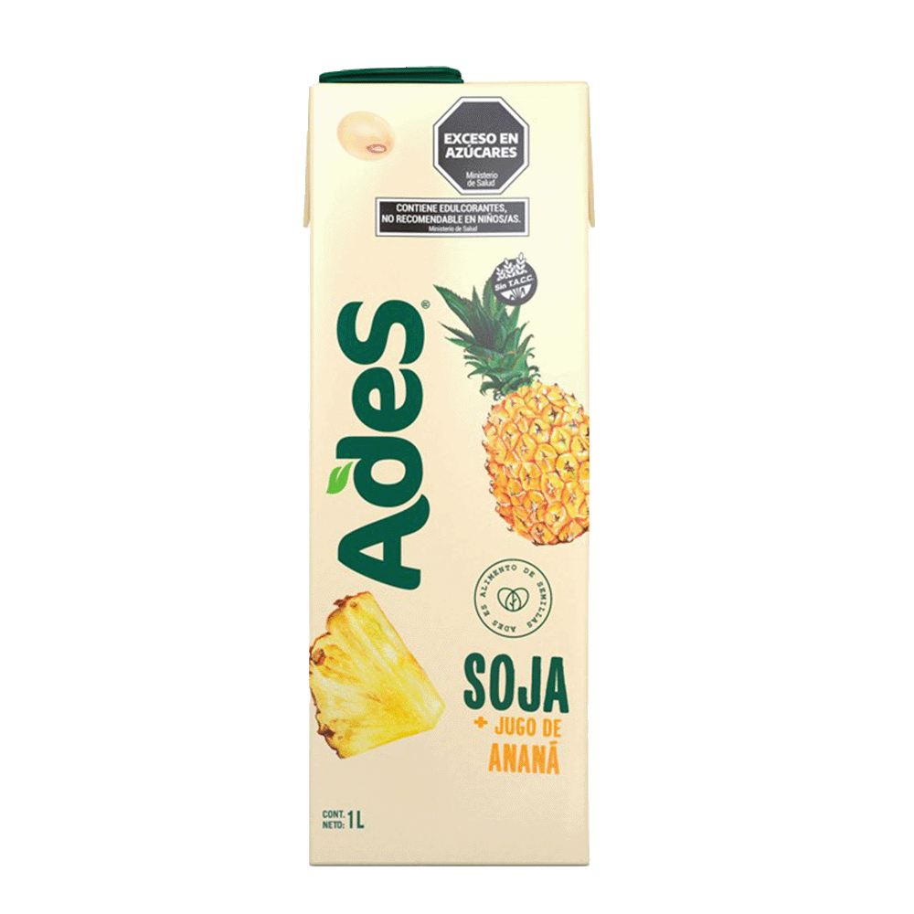 Ades Soja + Jugo de Ananá 1 l