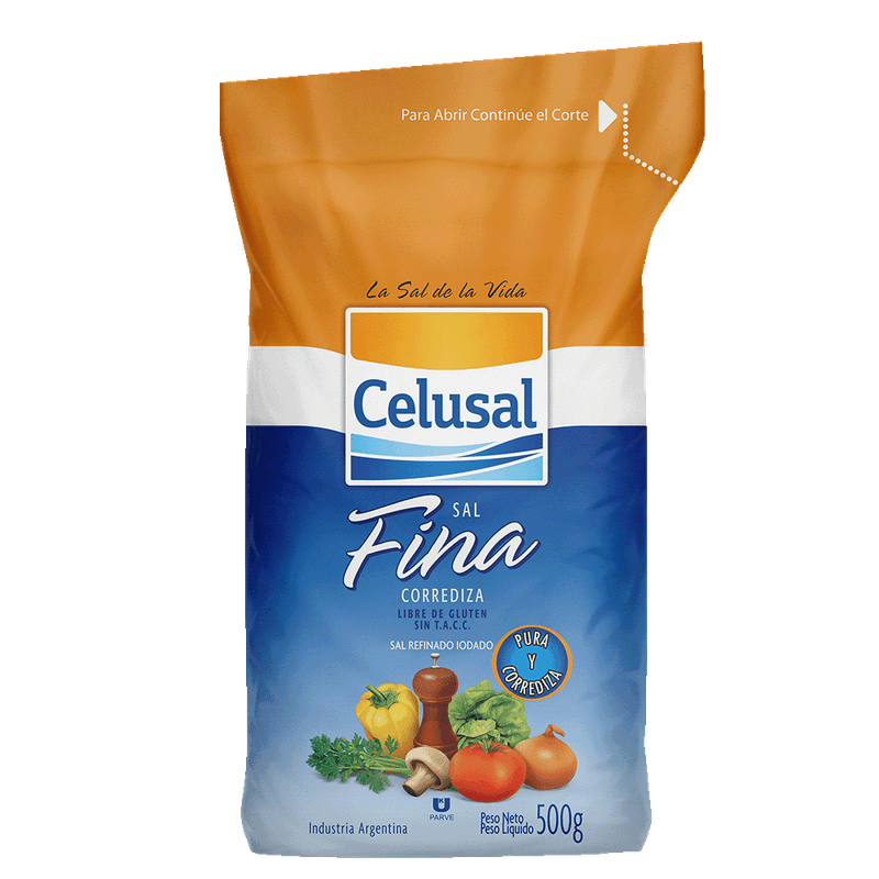 Sal CELUSAL Fina Paquete 500g