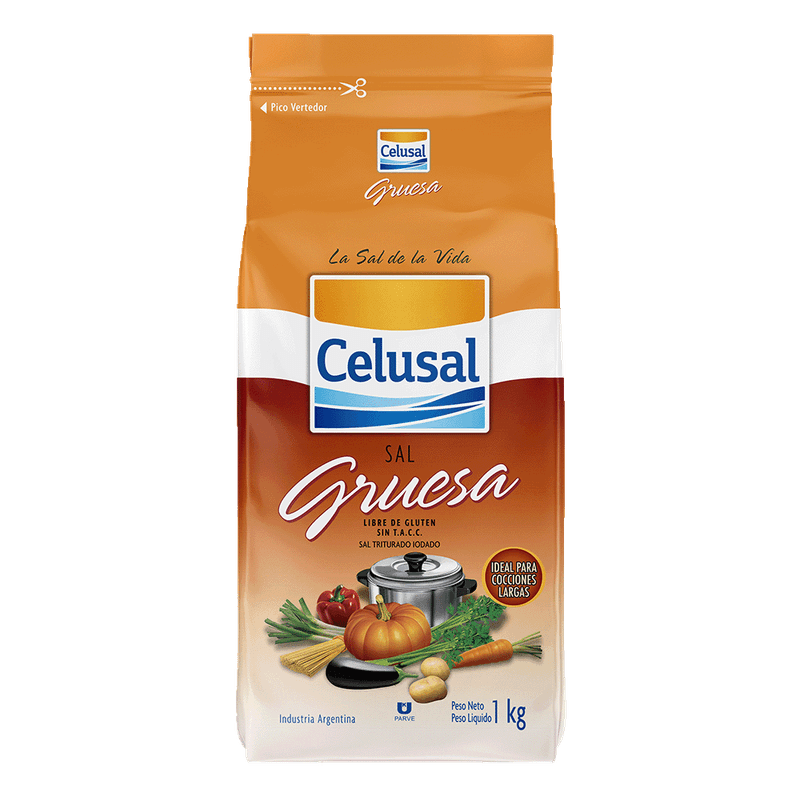 Sal CELUSAL Gruesa Paquete 1k