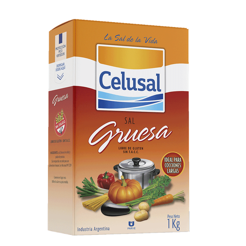 Sal CELUSAL Gruesa Caja 1k