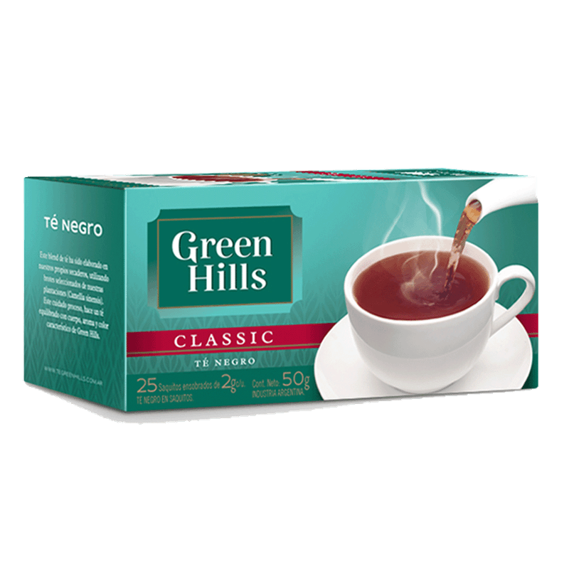 Té GREEN HILLS Ensobrado 25u