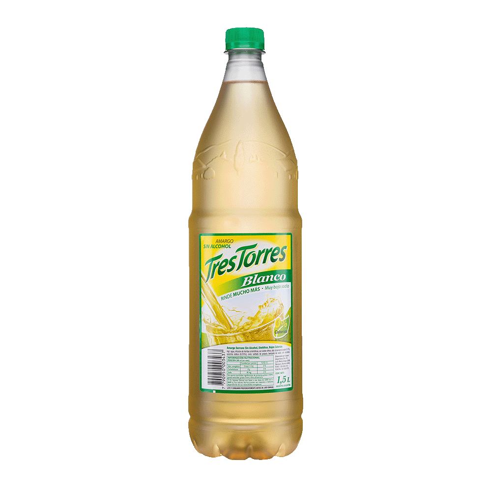 Aperitivo sin Alcohol Blanco Tres Torres 1,5 Lts