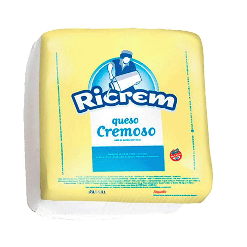 Queso RICREM Cremoso Kg
