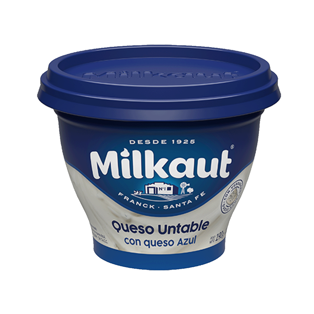 Queso Untable Azul Milkaut x 190 gr