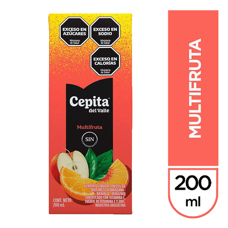 Jugo CEPITA Multifrutal Brik 200cc
