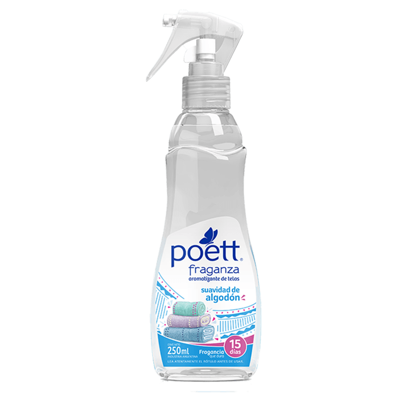 Perfume Para Ropa POETT Sueño Algodón Gatillo 250cc