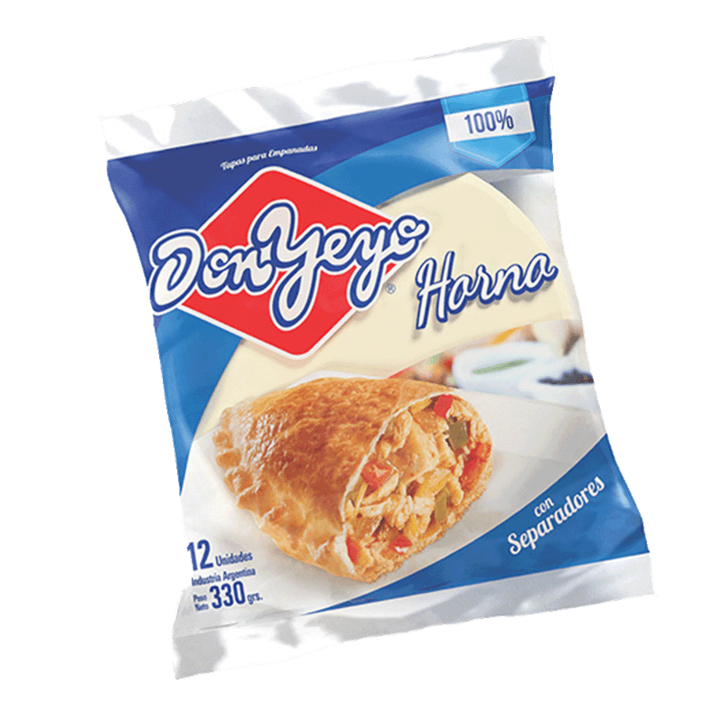 Discos DON YEYO Empanadas Para Horno Hojaldre 12u