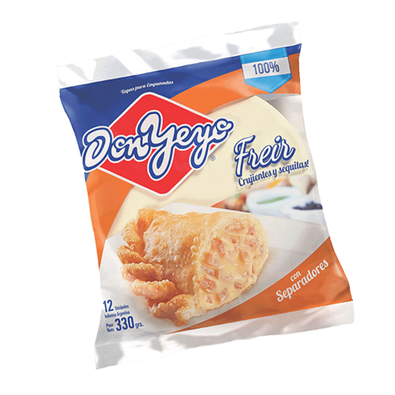 Discos DON YEYO Empanadas Para Freir 12u