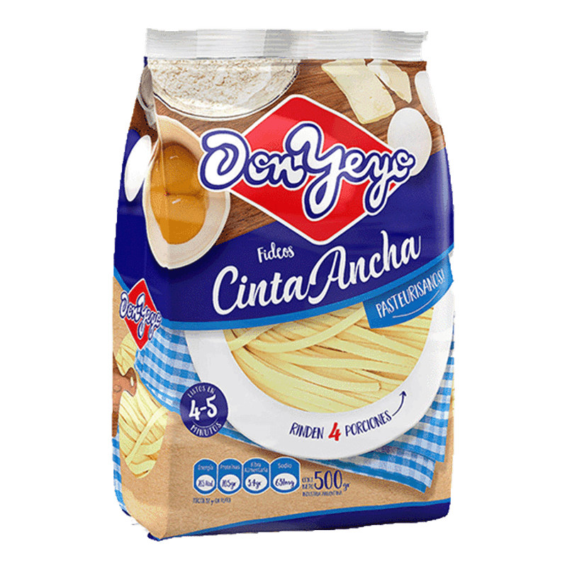 Fideos DON YEYO Anchos Al Huevo 500gr