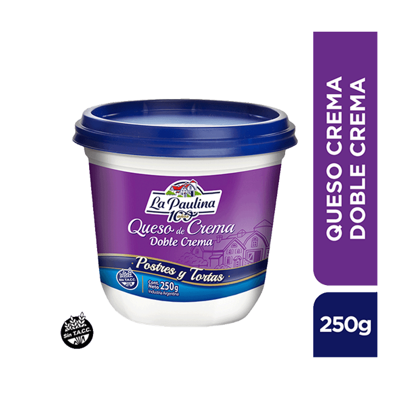 Queso LA PAULINA Crema Doble Crema 250gr