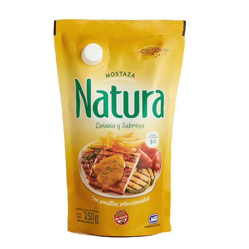 Mostaza NATURA Doy Pack 250g