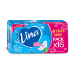 Toallas Femeninas LINA Normal Con Alas 16u
