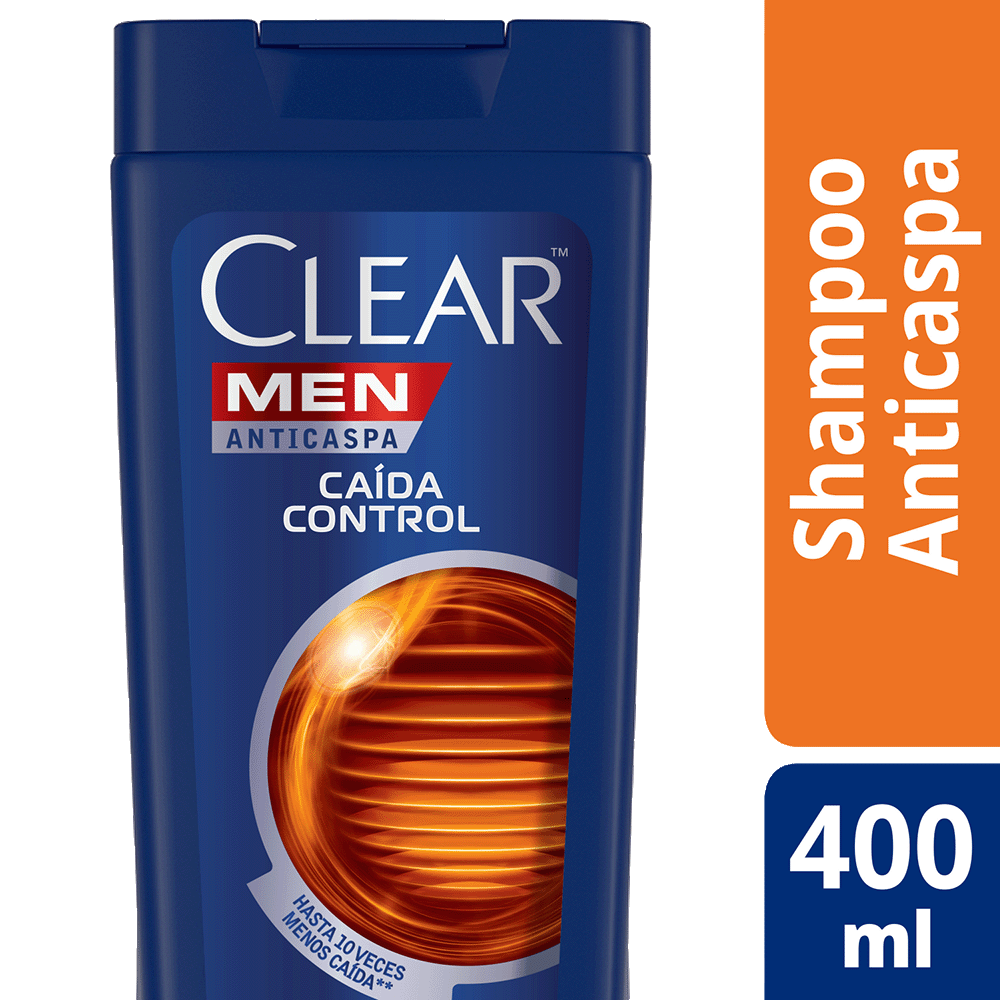 Shampoo Anticaspa Clear Caida Control 400 ml