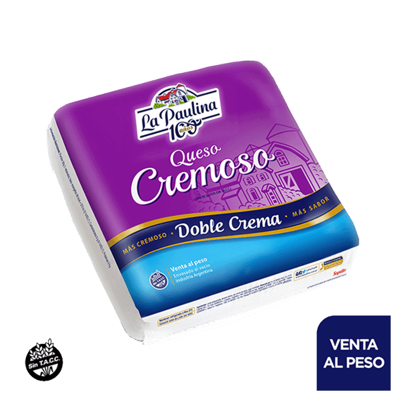 Queso LA PAULINA Cremoso Doblecrema kg