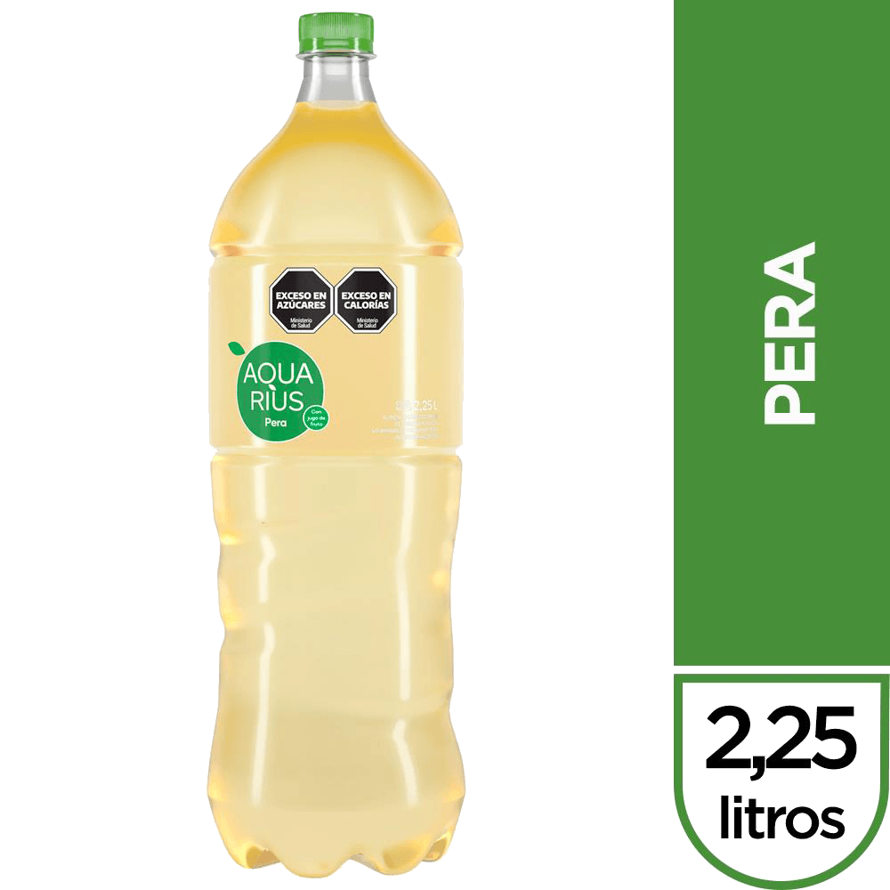 Agua Saborizada de Pera Aquarius 2,25 Lts