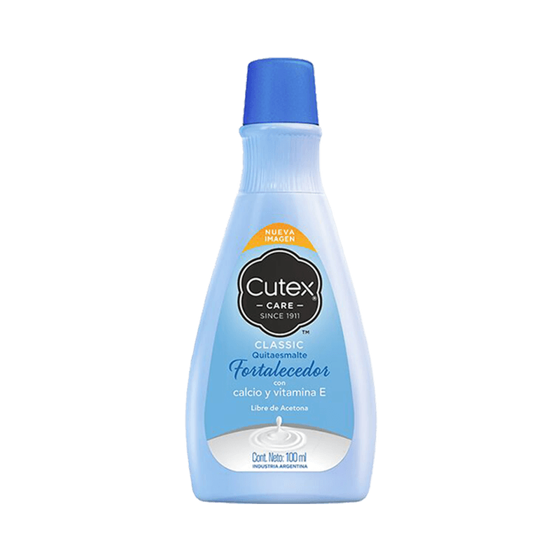 Quitaesmalte CUTEX Fortificador Vitamina E + Calcio 100ml