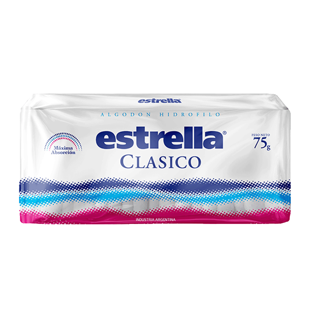 Algodon Estrella x 75 gr Clasico