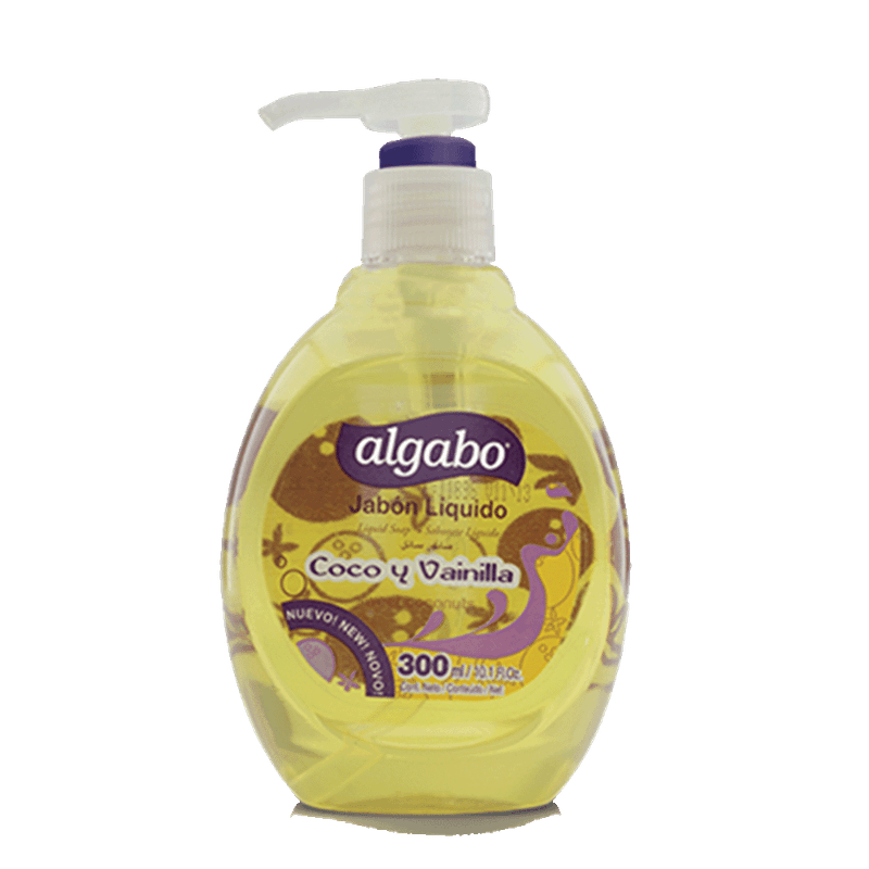 Jabón Líquido ALGABO Coco Vainilla 300cc