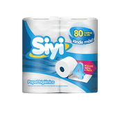 Papel Higiénico SIYI Hoja Simple 80mts 4u