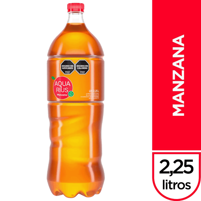 Agua AQUARIUS Manzana 225L