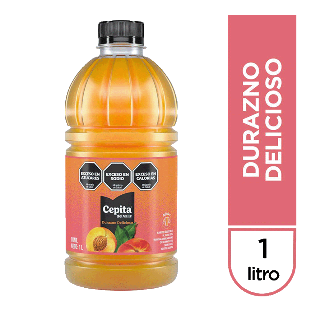 Jugo Cepita del Valle Durazno Delicioso 1 l
