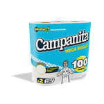Rollo De Cocina CAMPANITA Mega 100 Paños 2u