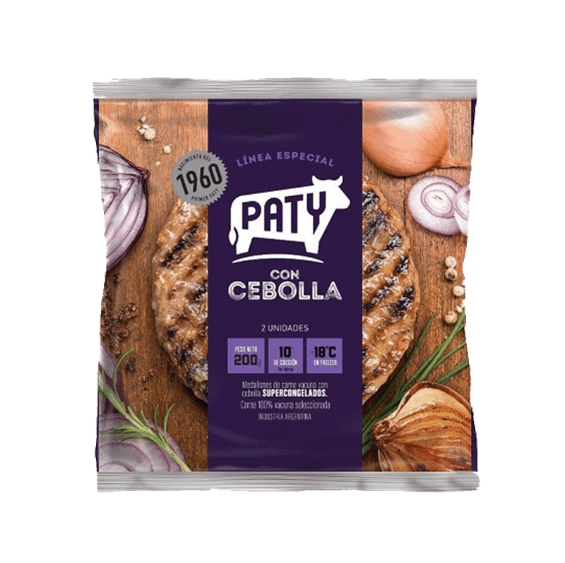 Medallon PATY Con Cebolla 2u