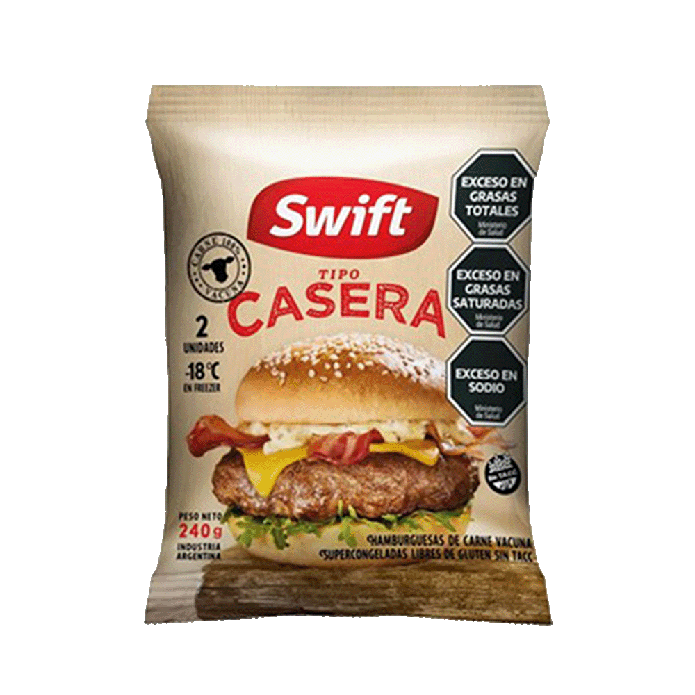 Hamburguesa Swift Casera Cong 2 un