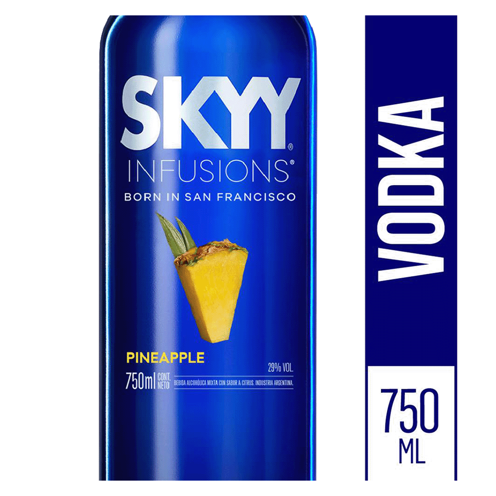 Vodka Skyy Infusions x 750 ml. Pineapple