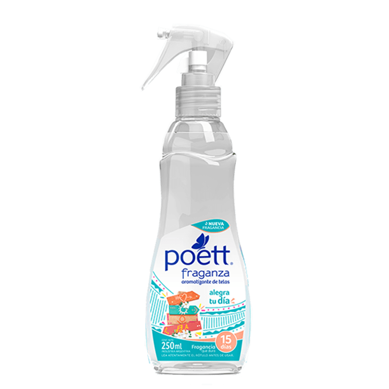 Perfume Para Ropa POETT Alegra tu Día Gatillo 250cc