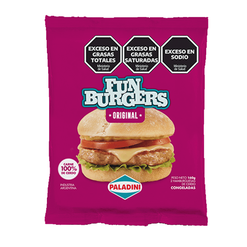 Hamburguesa PALADINI De Cerdo 2u