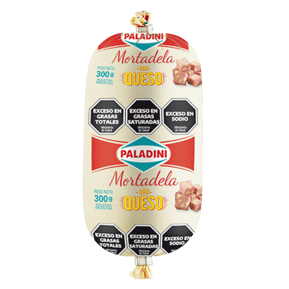 Mortadela con Queso Paladini x 300 gr