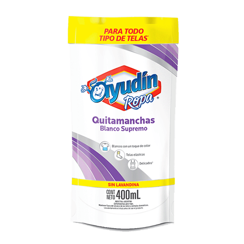 Quitamanchas AYUDIN Ropa Blanco Supremo 400cc