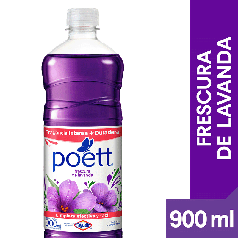 Limpiador Líquido POETT Nuevo Lavanda 900cc