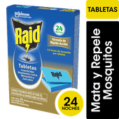 Tabletas RAID MMM Rápida Acción 24u