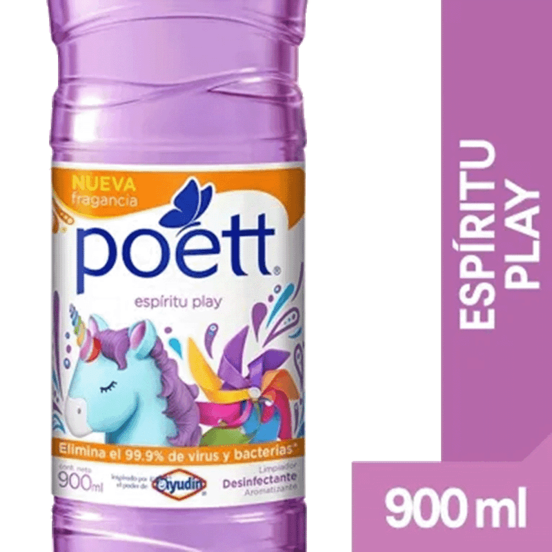 Limpiador Líquido POETT Espiritu Play 900cc