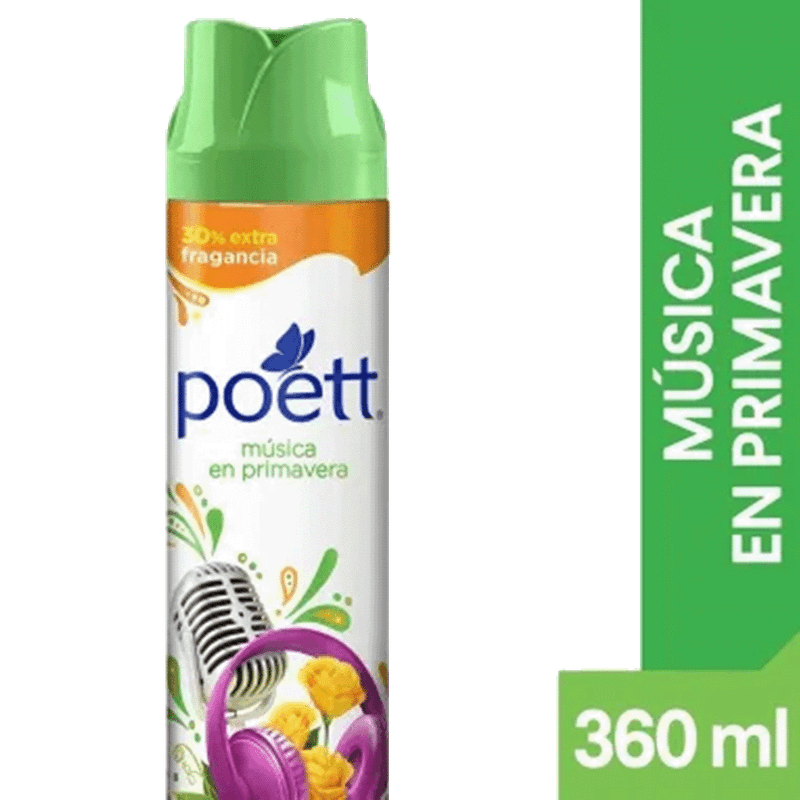 Desodorante De Ambiente POETT Música De Primavera 360cc