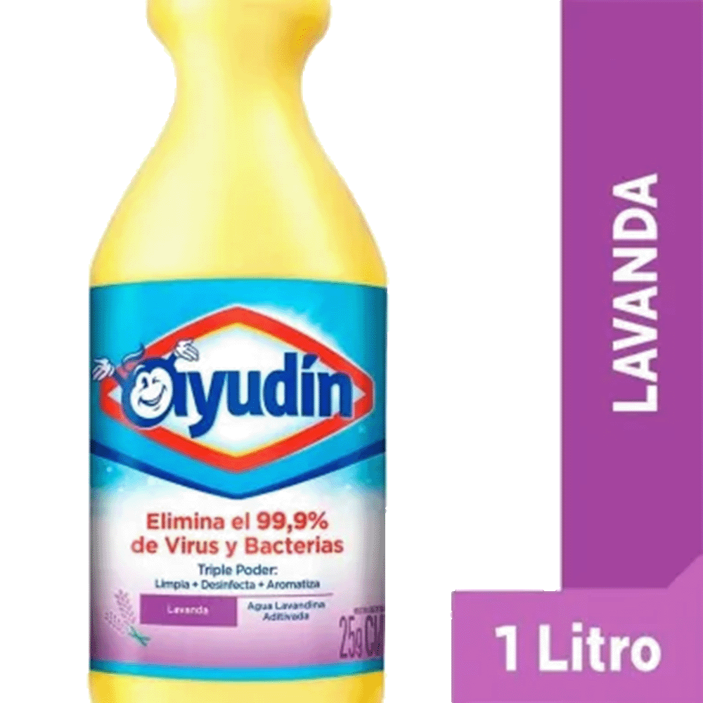 Lavandina Ayudin Triple Poder Lavanda 1 l