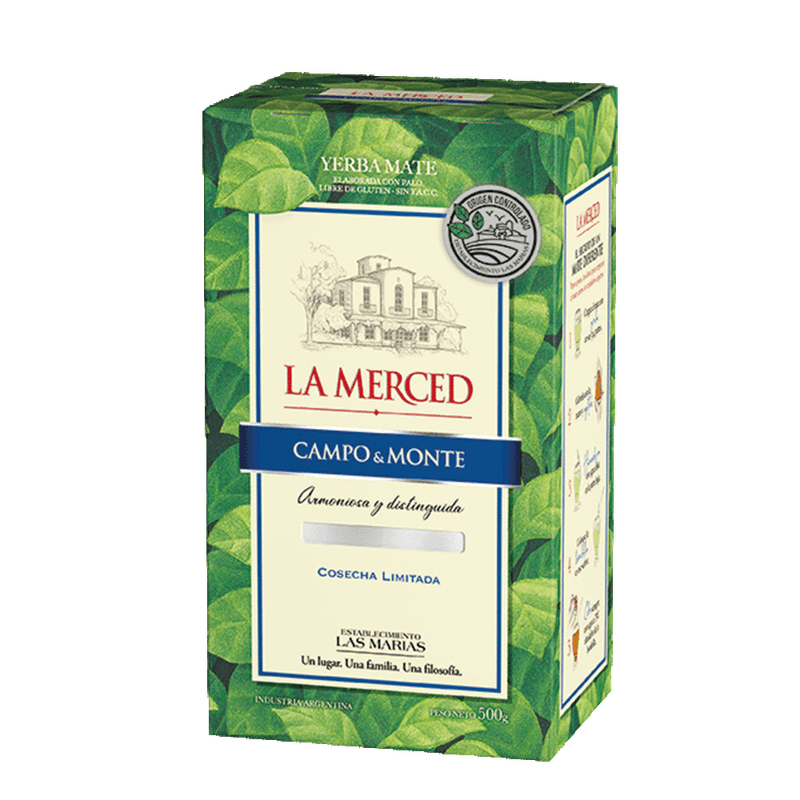 Yerba LA MERCED Campo y Monte OC 500g