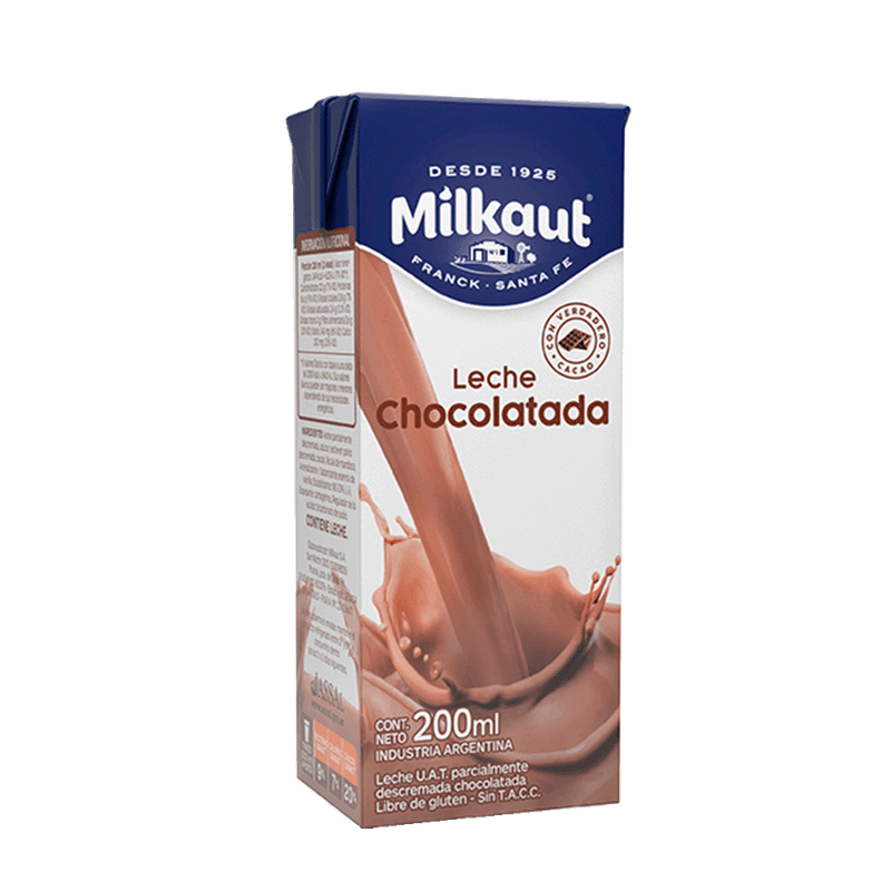 Leche MILKAUT Chocolatada UAT 200cc
