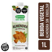 Alimento LA SERENISIMA 100% Vegetal Almendras Sin Azucar 1L
